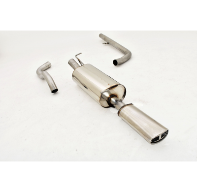 Sistema De Catback Racing De 63,5 Mm Friedrich Seat Toledo 1m  Año: 99-2004  1.6l 74kw / 1.6l 16v 77kw / 1.8l 92kw / 1.8l Turbo