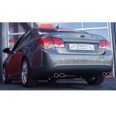 Sistema De Catback De 63,5 Mm Con Salida De Escape Izquierdo Y Derecho Friedrich Chevrolet Cruze Sedan  Desde Año: 05/2009  2.0l