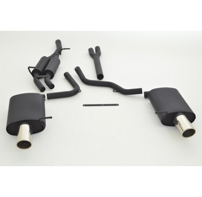 Sistema De Catback De 63,5 Mm Con Salida De Escape Izquierdo Y Derecho Friedrich Audi A4 B6 (8e/8h) 2wd  Año: 2000-2004 Sedan &