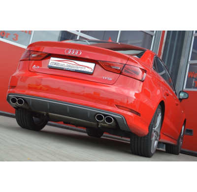 Sistema De Catback De 63,5 Mm Con Salida De Escape Izquierdo Y Derecho Friedrich Audi A3 8v Sedan 2wd  Desde Año: 2013  1.8l Tfs