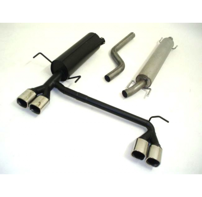 Sistema De Catback De 63,5 Mm Con Salida De Escape Izquierdo Y Derecho Friedrich Opel Astra H Caravan  Desde Año: 2003  1.3l Cdt