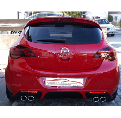 Sistema De Catback De 63,5 Mm Con Salida De Escape Izquierdo Y Derecho Friedrich Opel Astra J 5-Puertas  Desde Año: 12/2009  1.4