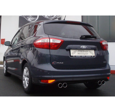 Sistema De Catback De 63,5 Mm Con Salida De Escape Izquierdo Y Derecho Friedrich Ford C-Max Dxa  Desde Año: 2010  1.5l Ecoboost