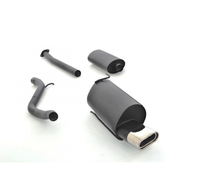 Sistema De Catback De 63,5 Mm Friedrich Peugeot 206 Cc  Desde Año: 2000  1.6l 16v 80kw