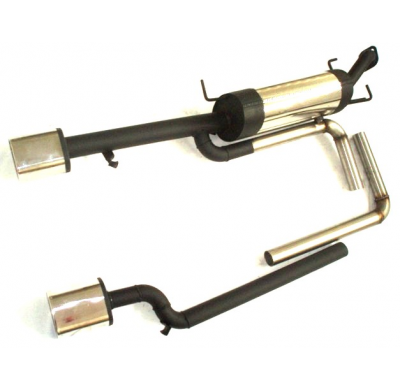 Escape Trasero Con Salida De Escape Izquierdo Y Derecho Friedrich Chevrolet Aveo T250 4-Puertas Sedan  Año: 2008-2011  1.2l 62kw