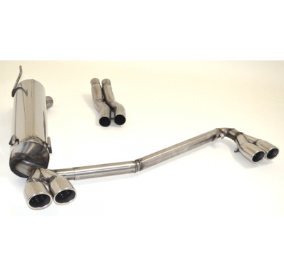 Escape Trasero Con Salida De Escape Izquierdo Y Derecho Friedrich Opel Omega B  Año: 94-08/99 Caravan  2.5l V6 125kw / 3.0l V6 1