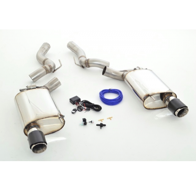 Escape Trasero De 76 Mm Con Salida De Escape Izquierdo Y Derecho Con Control De Solapa Friedrich Ford Mustang Vi Cabrio  Desde A