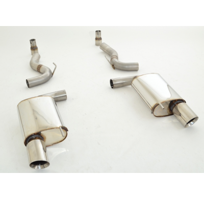 Escape Trasero De 76 Mm Con Salida De Escape Izquierdo Y Derecho Friedrich Ford Mustang Vi Coupe  Desde Año: 2015  5.0l V8 310kw