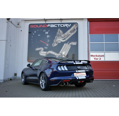 Escape Trasero De 76 Mm Con Salida De Escape Izquierdo Y Derecho Friedrich Ford Mustang Vi Coupe & Cabrio  Desde Año: 06/2017  5