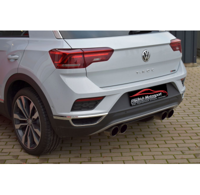 Escape Trasero De 76 Mm Con Salida De Escape Izquierdo Y Derecho Friedrich Vw T-Roc 4motion  Año: 11/2017-08/2018  2.0l Tsi 140k