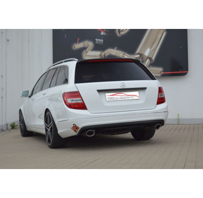 Escape Trasero Con Salida De Escape Izquierdo Y Derecho Friedrich Mercedes C/S/W204 C-Klasse Coupe, Sedan & T-Modell  Año: 03/20