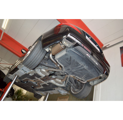 Escape Trasero De 2x76 Mm Con Salida De Escape Izquierdo Y Derecho Friedrich Mercedes R231 Sl-Klasse Roadster 2wd 03/2012-05/201