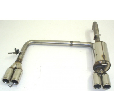 Escape Trasero Con Salida De Escape Izquierdo Y Derecho Friedrich Toyota Yaris (Xp9)  Desde Año: 2009  1.0l Vvt-I 51kw / 1.33l V