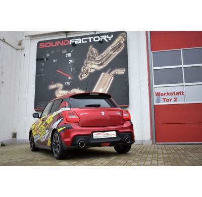 Escape Trasero Con Salida De Escape Izquierdo Y Derecho Friedrich Suzuki Swift Sport (Az/Rz)  Desde Año: 06/2018  1.4l Boosterje