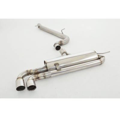 Sistema De Catback De 76 Mm Friedrich Audi Tt 8j Quattro  Año: 2006-03/2014 Coupe & Roadster  2.0l Tfsi 147/155kw