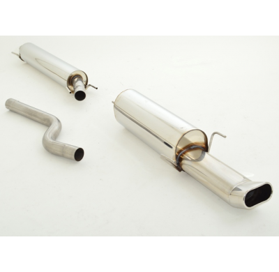 Sistema De Catback De 63,5 Mm Friedrich Opel Astra G Coupe  Año: 2000-2004   Cabrio  Año: 2001-2006  1.6l 16v 74/76kw / 1.8l 16v