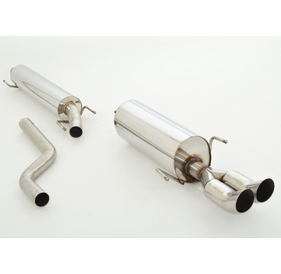 Sistema De Catback De 63,5 Mm Friedrich Opel Astra G  Año: 98-2004 Sedan  1.6l 55/62kw / 1.6l 16v 74/76kw / 1.7l Td 50kw / 1.7l