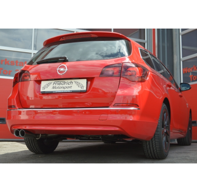 Sistema De Catback De 63,5 Mm Friedrich Opel Astra J Sportstourer  Desde Año: 2010  1.4l Turbo 88/103kw / 1.6l Sidi Turbo 125kw