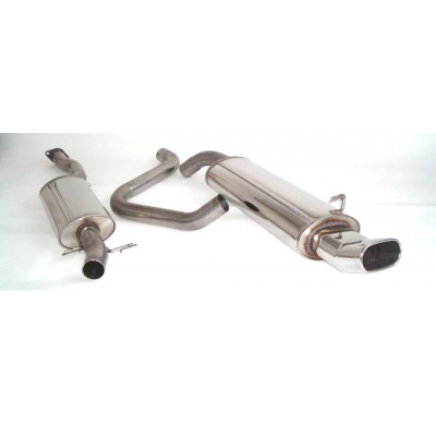 Sistema De Catback De 63,5 Mm Friedrich Ford Escort  Año: 10/90-2000 Turnier  1.3l 44kw / 1.4l 52/54kw / 1.6l 66/77kw / 1.8l 16v