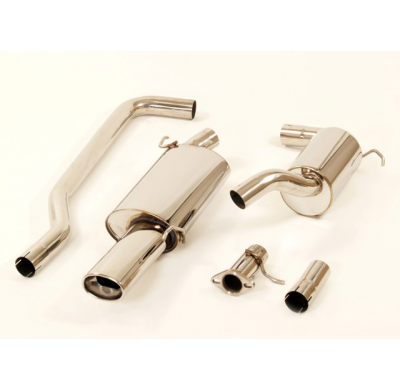 Sistema De Catback De 63,5 Mm Friedrich Ford Fiesta Jas/Jbs  Año: 95-2001  1.25l 16v 55kw / 1.3l 37/44kw / 1.4l 16v 66kw / 1.6l