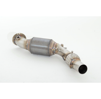 Downpipe De 76 Mm Con Catalizador Hjs De 200 Celdas Friedrich Bmw 1er F20/F21  Año: 09/2011-03/2015 3-/5-Puertas  118i 125kw (No