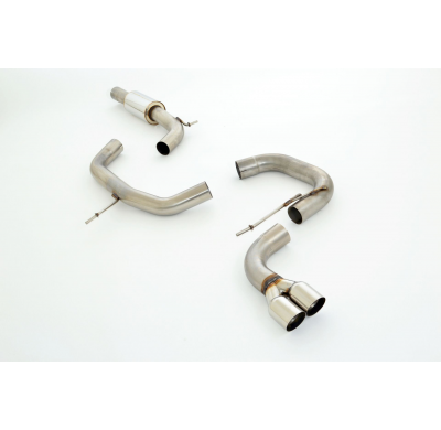 Sistema De Catback De 76 Mm Friedrich Vw Golf Vi  Año: 10/2008-2012 2wd  2.0l Tdi 81/103kw / Gtd 125kw