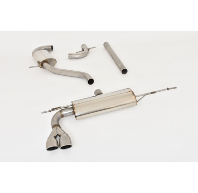 Sistema De Catback De 63,5 Mm Friedrich Vw Golf Vi  Año: 10/2008-2012 2wd  2.0l Tdi 81/103kw / Gtd 125kw