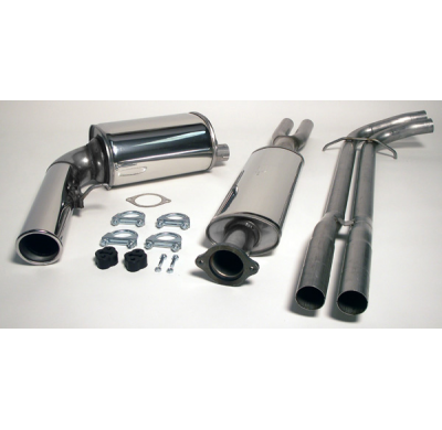 Sistema De Catback De 63,5 Mm Friedrich Volvo Xc70  Desde Año: 2002-2007  2.4l D 120/136kw / 2.5l Turbo 154kw