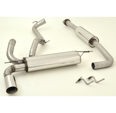 Sistema De Catback De 63,5 Mm Friedrich Volvo C30  Desde Año: 2006  1.6l 74kw / 1.6l D/D2/Drive 80/84kw / 1.8l 92kw / 2.0l 107kw