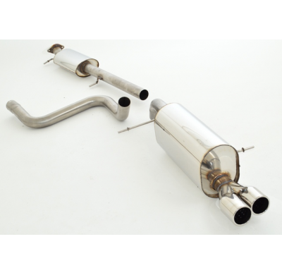 Sistema De Catback De 63,5 Mm Friedrich Mazda 2 De/De1  Desde Año: 10/2007  1.3l 55/63kw / 1.4l Mzr-Cd 50kw / 1.5l 76kw / 1.6l M