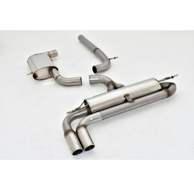 Sistema De Catback De 76 Mm Friedrich Seat Leon 5f Incluido Fr & Sc  Desde Año: 09/2018 2wd  2.0l Tsi 140kw   Con Filtro Particu