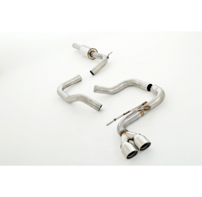 Sistema De Catback De 63,5 Mm Friedrich Seat Leon 5f Incluido Fr & Sc  Desde Año: 11/2012 2wd  1.0l Tsi 85kw / 1.2l Tsi 63/77/81