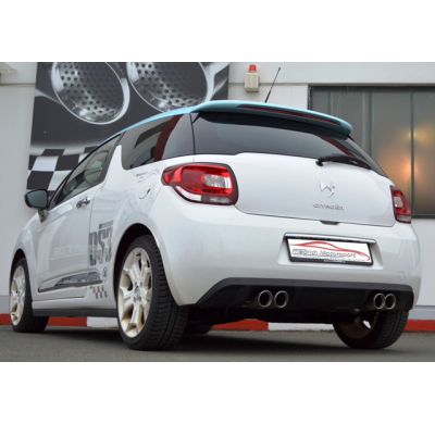 Sistema De Catback De 63,5 Mm Con Salida De Escape Izquierdo Y Derecho Friedrich Citroen Ds3  Desde Año: 2010  1.4l E-Hdi 50kw /