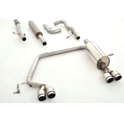 Sistema De Catback De 63,5 Mm Con Salida De Escape Izquierdo Y Derecho Friedrich Citroen Ds3  Desde Año: 2010  1.6l Turbo Thp 15