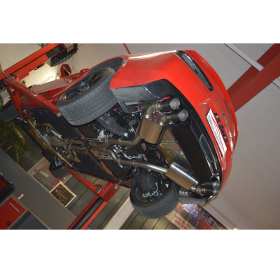 Sistema De Catback De 76 Mm Con Salida De Escape Izquierdo Y Derecho Con Control De Solapa Friedrich Chevrolet Camaro Coupe Auto