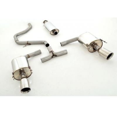 Sistema De Catback De 63,5 Mm Con Salida De Escape Izquierdo Y Derecho Friedrich Chevrolet Malibu Ltz  Desde Año: 2011  2.4l 123