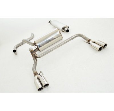 Sistema De Catback De 63,5 Mm Con Salida De Escape Izquierdo Y Derecho Friedrich Chevrolet Orlando  Desde Año: 2010  1.8l 104kw