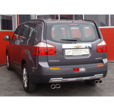 Sistema De Catback De 63,5 Mm Con Salida De Escape Izquierdo Y Derecho Friedrich Chevrolet Orlando  Desde Año: 2010  2.0l Td 96/