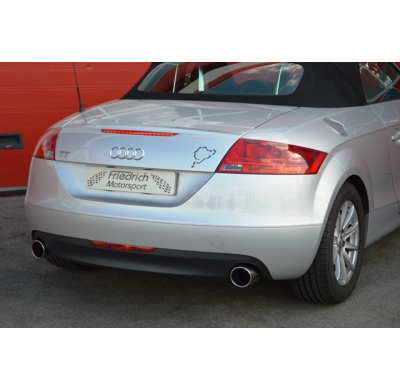 Catback-System De 76 Mm Con Salida De Escape Izquierdo Y Derecho Friedrich Audi Tt 8j 2wd  Año: 2006-03/2014 Coupe & Roadster  1