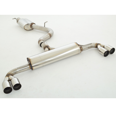 Catback-System De 76 Mm Con Salida De Escape Izquierdo Y Derecho Friedrich Audi Tt 8j Quattro  Año: 2006-03/2014 Coupe & Roadste