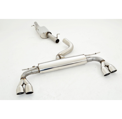 Catback-System De 76 Mm Con Salida De Escape Izquierdo Y Derecho Friedrich Audi A3 8v 3-Puertas Quattro  Desde Año: 2012  1.8l T