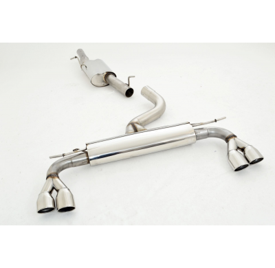 Catback-System De 76 Mm Con Salida De Escape Izquierdo Y Derecho Friedrich Audi A3 8v 3-Puertas Quattro  Desde Año: 2012  1.8l T