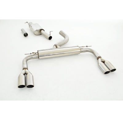 Catback-System De 76 Mm Con Salida De Escape Izquierdo Y Derecho Friedrich Audi A3 8v Sedan Quattro  Desde Año: 2013  1.8l Tfsi