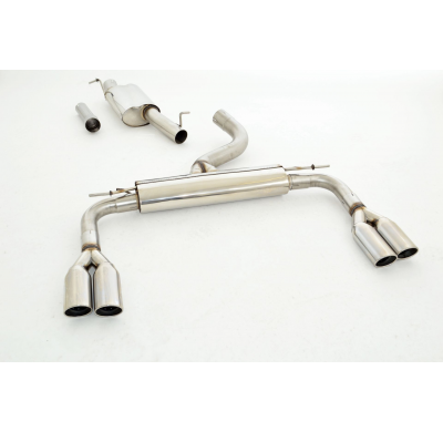 Catback-System De 76 Mm Con Salida De Escape Izquierdo Y Derecho Friedrich Audi A3 8v Sedan Quattro  Desde Año: 2013  1.8l Tfsi