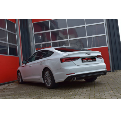 Catback-System De 76 Mm Con Salida De Escape Izquierdo Y Derecho Friedrich Audi A5 B9 (F5/B8) Sportback Quattro  Año: 07/2016-06