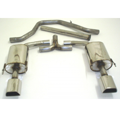 Sistema De Catback De 63,5 Mm Con Salida De Escape Izquierdo Y Derecho Friedrich Opel Insignia Sports Tourer  Desde Año: 03/2009