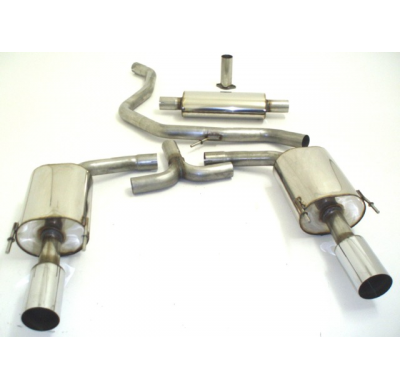 Sistema De Catback De 63,5 Mm Con Salida De Escape Izquierdo Y Derecho Friedrich Opel Insignia Sedan & Hatchback  Desde Año: 07/