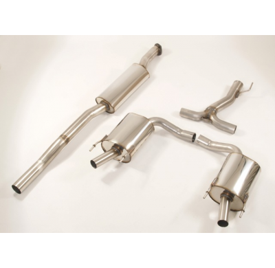 Catback-System De 70 Mm Con Salida De Escape Izquierdo Y Derecho Friedrich Opel Insignia Sports Tourer Awd  Desde Año: 07/2008