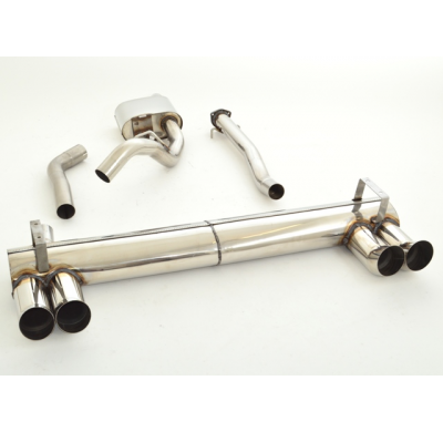 Sistema De Catback De 63,5 Mm Con Salida De Escape Izquierdo Y Derecho Friedrich Opel Calibra  Año: 90-97 (No Automatico)  2.0l