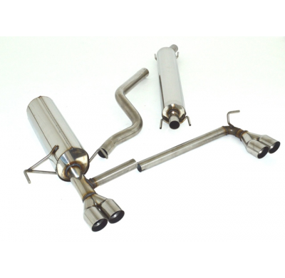 Sistema De Catback De 63,5 Mm Con Salida De Escape Izquierdo Y Derecho Friedrich Opel Astra H Caravan  Desde Año: 2003  1.3l Cdt